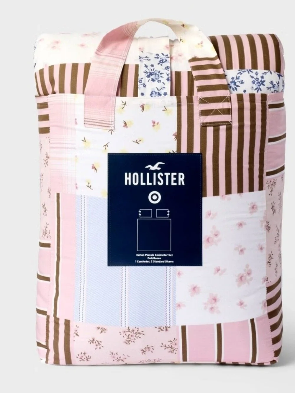 Percale Patchwork Comforter Set from The Hollister Collection Target